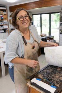 Kim Herringe, Printmaker, Maleny