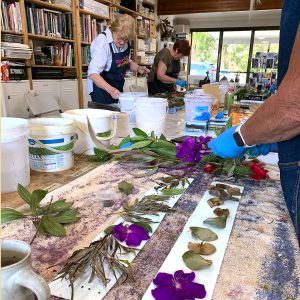 Eco-printing on Paper Extension August 24