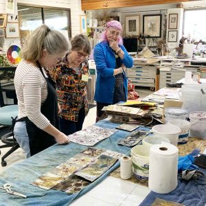 Eco-printing on paper August 24