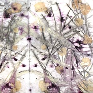 Eco-printing on paper August 24