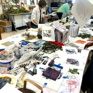 Gel Plate Monoprinting August 24