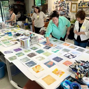 Gel Plate Monoprinting August 24