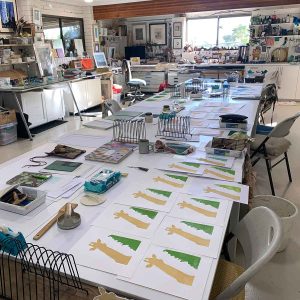 Reduction Linocut workshop August 24