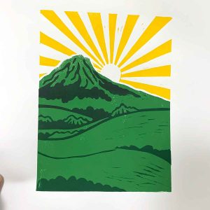 Reduction Linocut workshop August 24