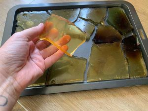 4 years on, the plate has seen better days