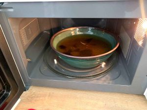 melt the gel plate and re-pour - melt slowly on a low heat setting