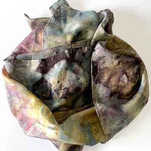 Eco-printing on silk