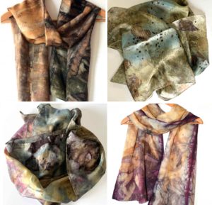 Eco-printing on Silk workshop