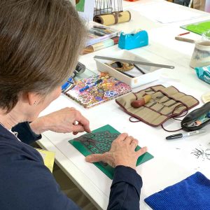 Reduction Linocut workshop