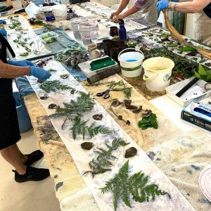 Eco-printing on Silk November 24