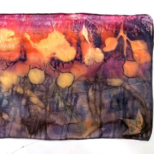 Eco-printing on Silk November 24