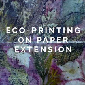 Eco-printing on paper Extension