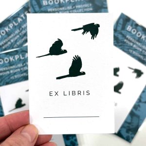 Black Cockatoo Ex Libris Bookplates