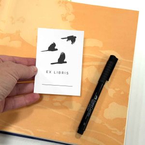 Black Cockatoo Ex Libris Bookplates