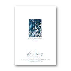 The sky through the eucalypts I