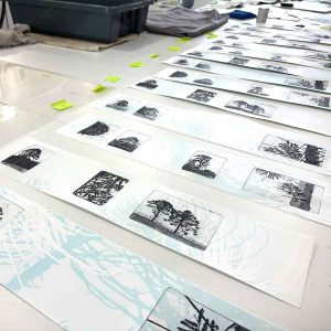 artist book work in progress