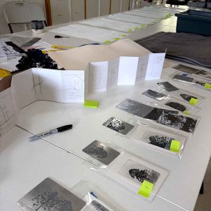 artist book work in progress