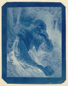 Still in my Teens. John Herschel cyanotype