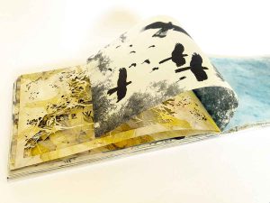 "Where Wings Gather" and artist book by Kim Herringe
