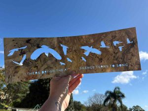 "Where Wings Gather" and artist book work in progress