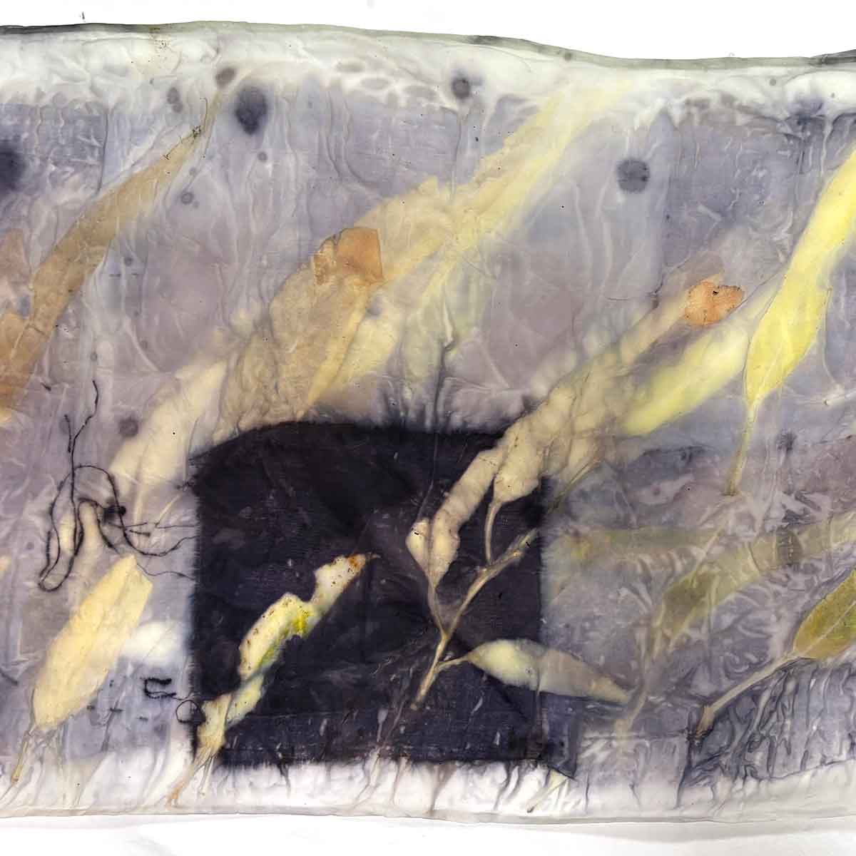 Eco-printing on Silk June 25