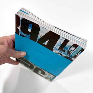 letterpress monoprinted book covers