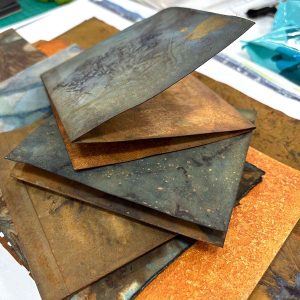 Paper Rusting, Cyanotype and Indigo on Paper Workshop