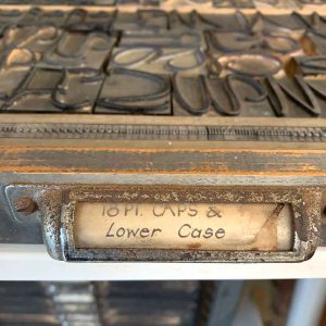 letterpress type drawer