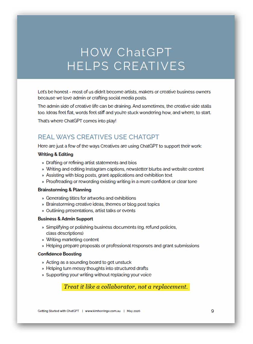 Getting Started with ChatGPT ebook
