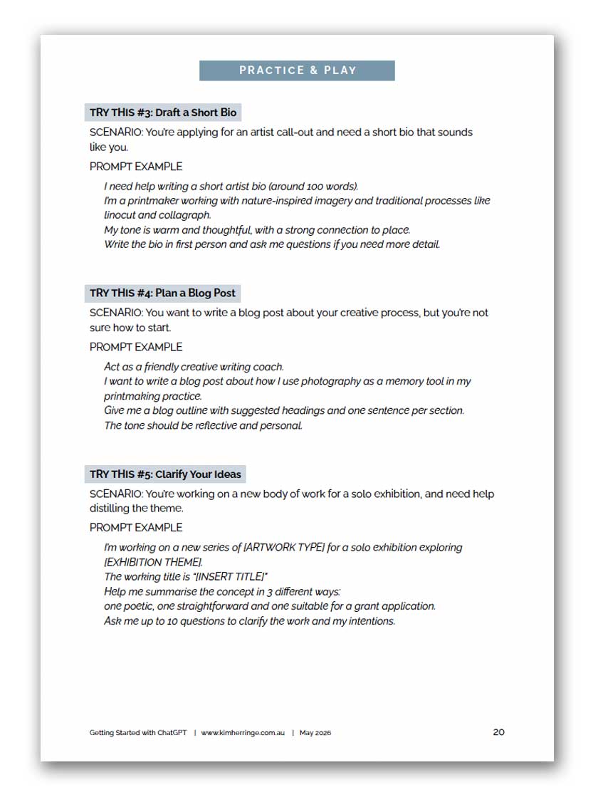 Getting Started with ChatGPT ebook