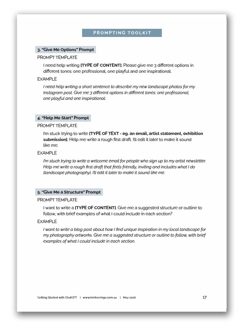Getting Started with ChatGPT ebook