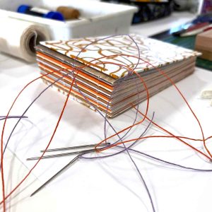 Stitched Artist Books Workshop August 25