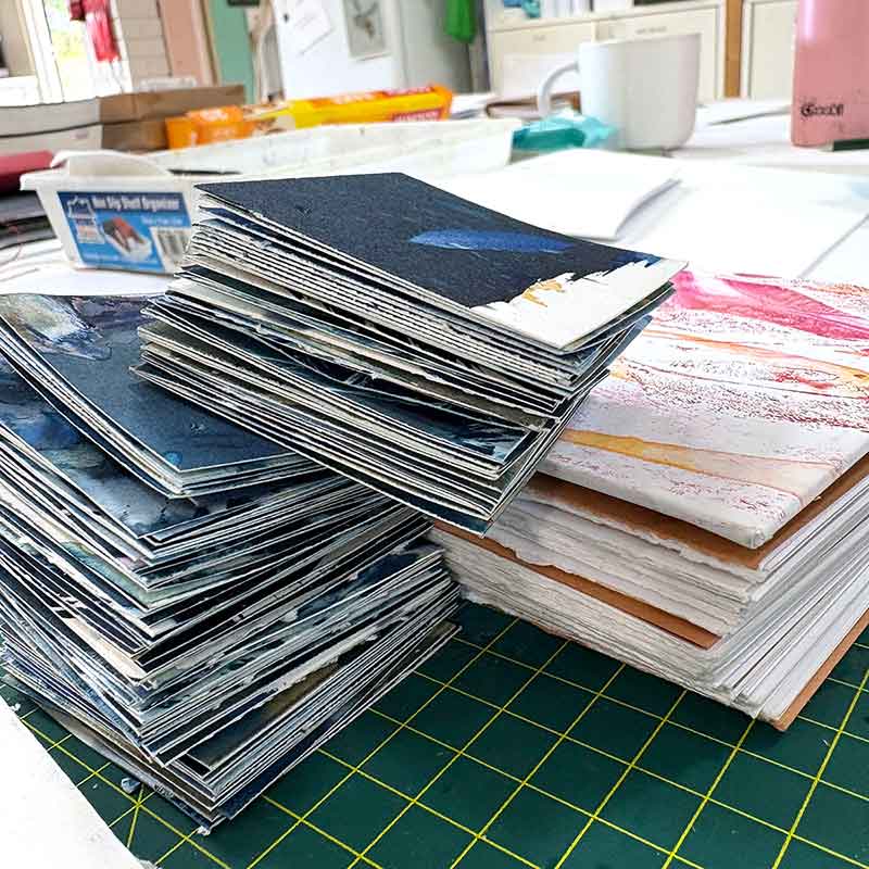 Stitched Artist Books Workshop August 25
