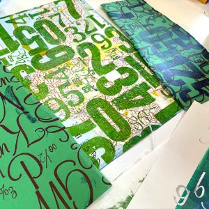 Letterpress Monoprinting workshop Sept25