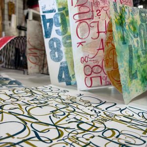 Letterpress Monoprinting workshop Sept25