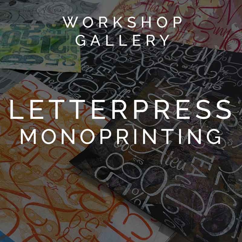 Letterpress Monoprinting Workshop gallery
