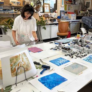 Gel Plate Monoprinting Beyond the Basics workshop October 25