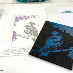 Reduction Linocut workshop Oct 25