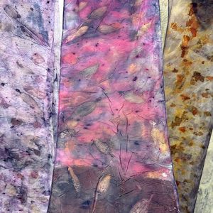 Eco-printing on Silk Nov 25