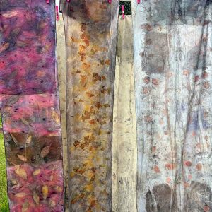 Eco-printing on Silk Nov 25