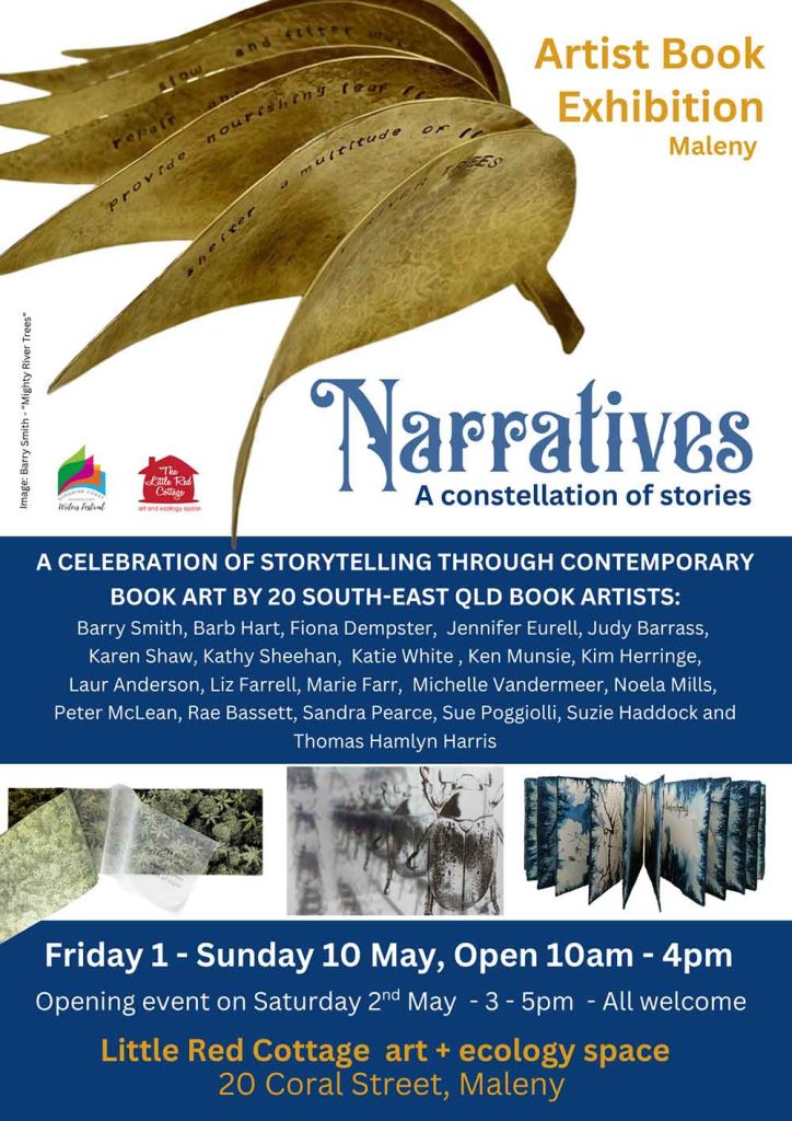 Narratives Artist Book Exhibition, Maleny