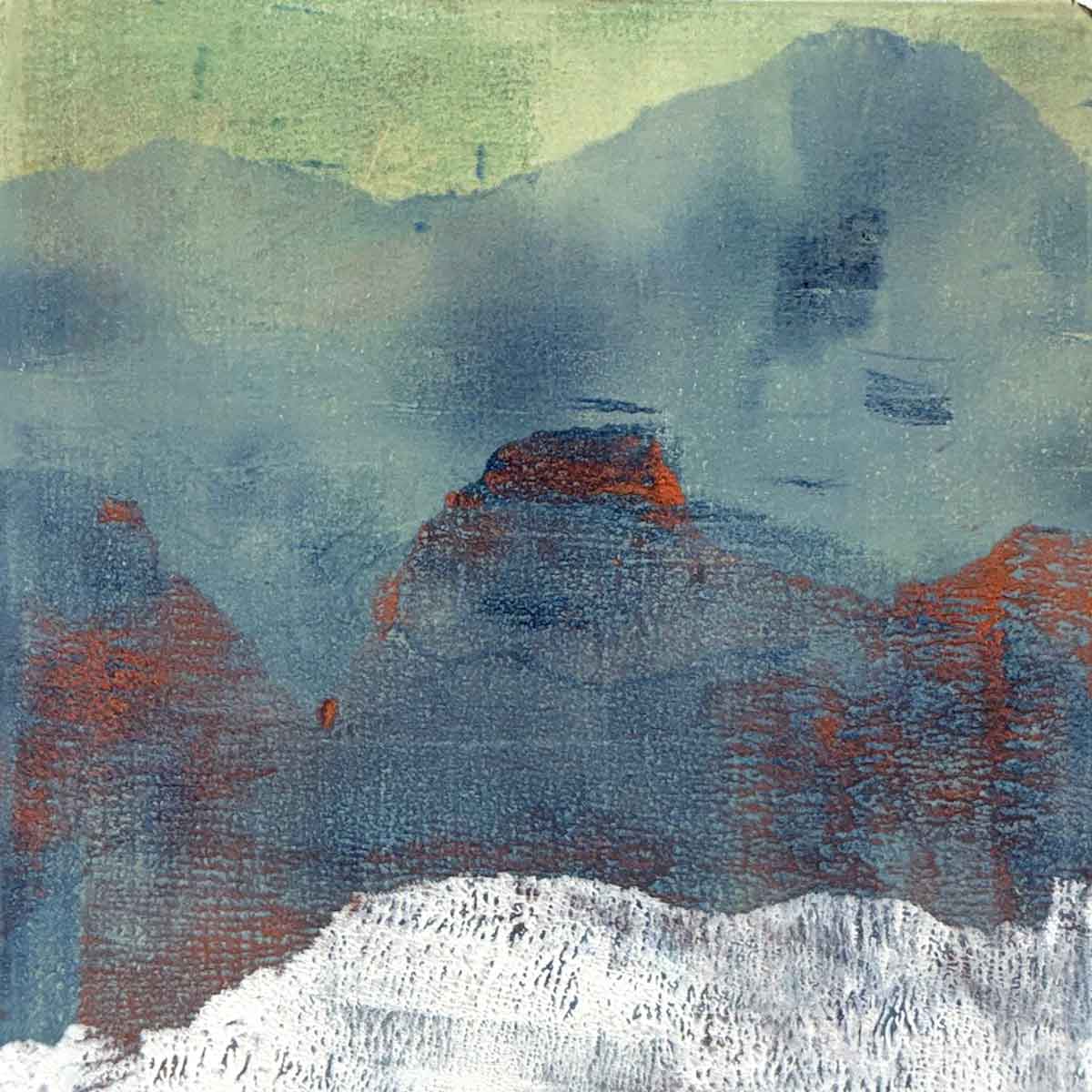 gel plate monoprinting private group workshop may 26