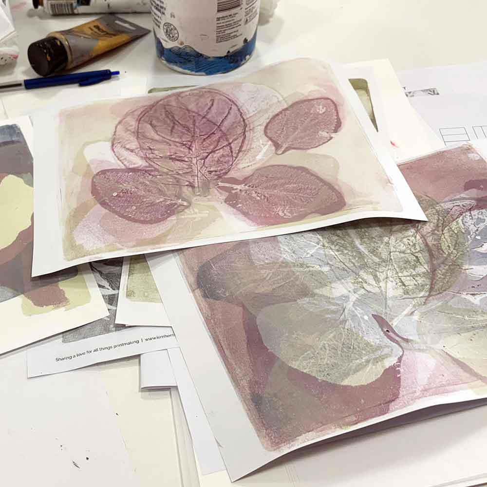 Gel Plate Monoprinting Beyond Basics Sept 26