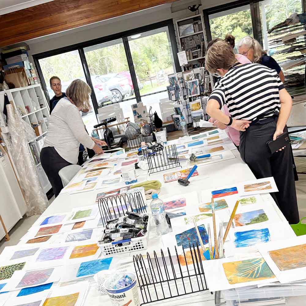Gel Plate Monoprinting